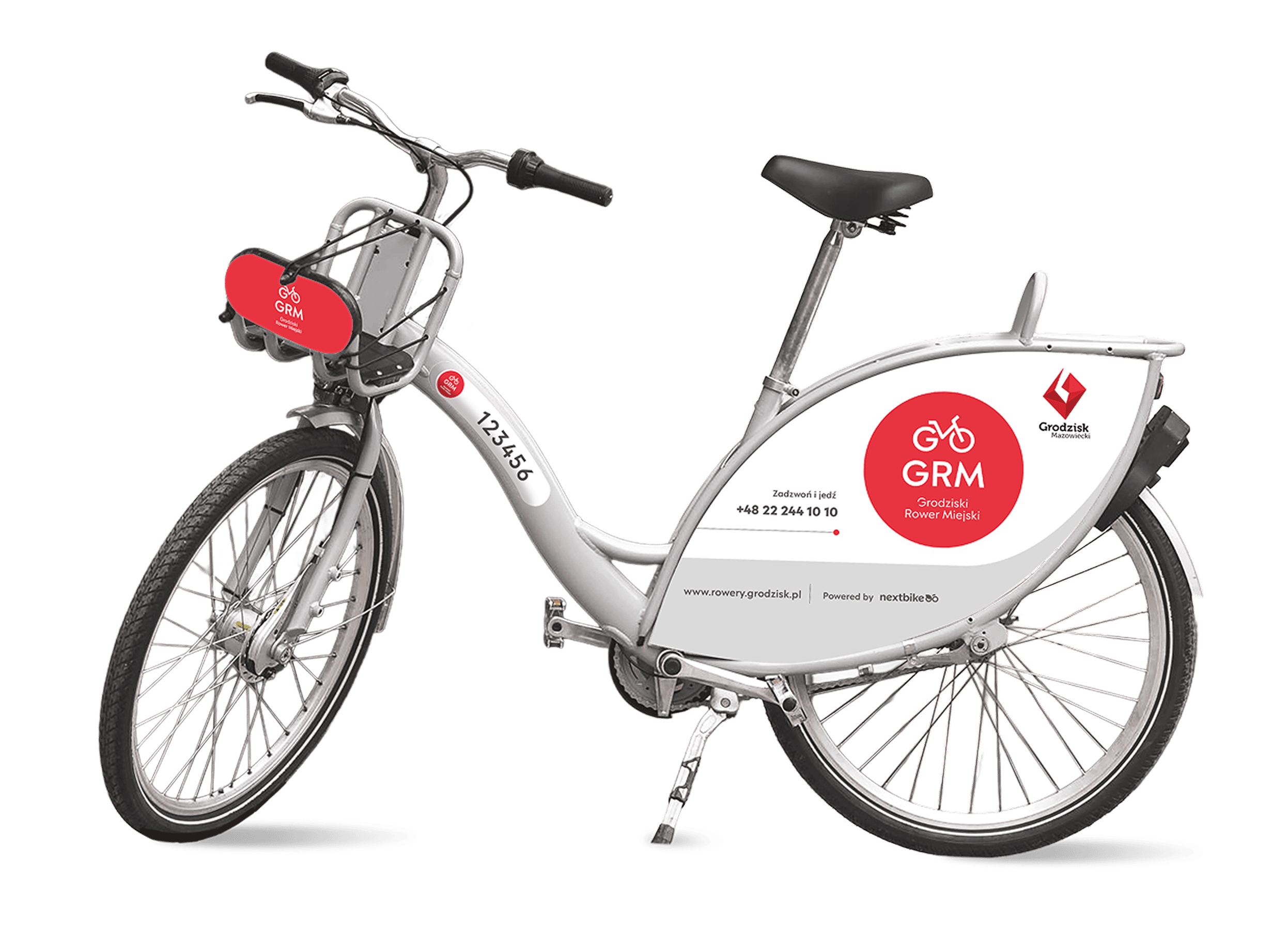 Rower z oznaczeniem systemu GRM
